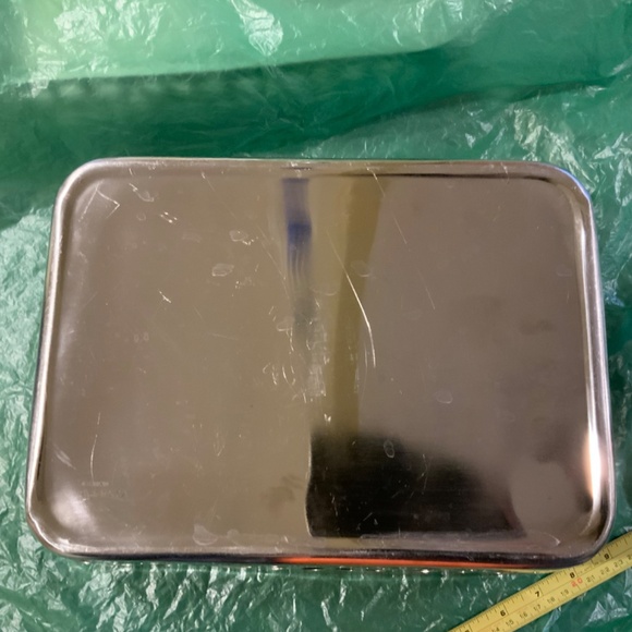 Delta Airlines First Class Stainless Steel Cut-Out Serving Basket Tray No.044207 - Picture 5 of 6